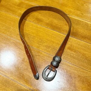 Jennifer Graham Brown Leather Belt size M 36”